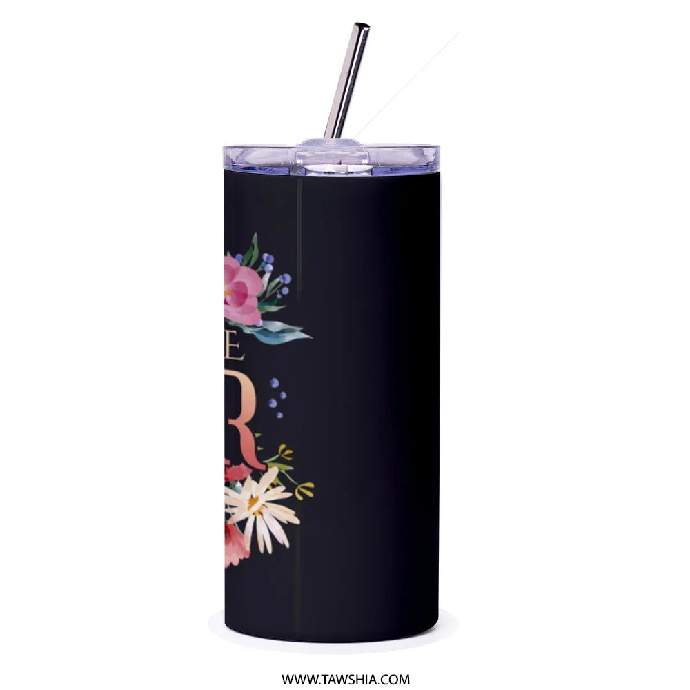 Floral Design Insulated Drinkware Tumbler product type