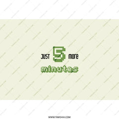Just 5 More Minutes Tumbler, Gamer Tumbler, Funny Gift Tumbler, Procrastination Tumbler, Novelty Tumbler, Gift for Him Her - Tawshia