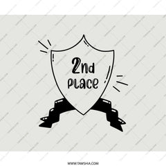 Second Place Winner Mouse Pad, Number 2, Competition Prize, Achievement Gift, Office Decor, Contest Gift, Gaming Mouse Pad - Tawshia