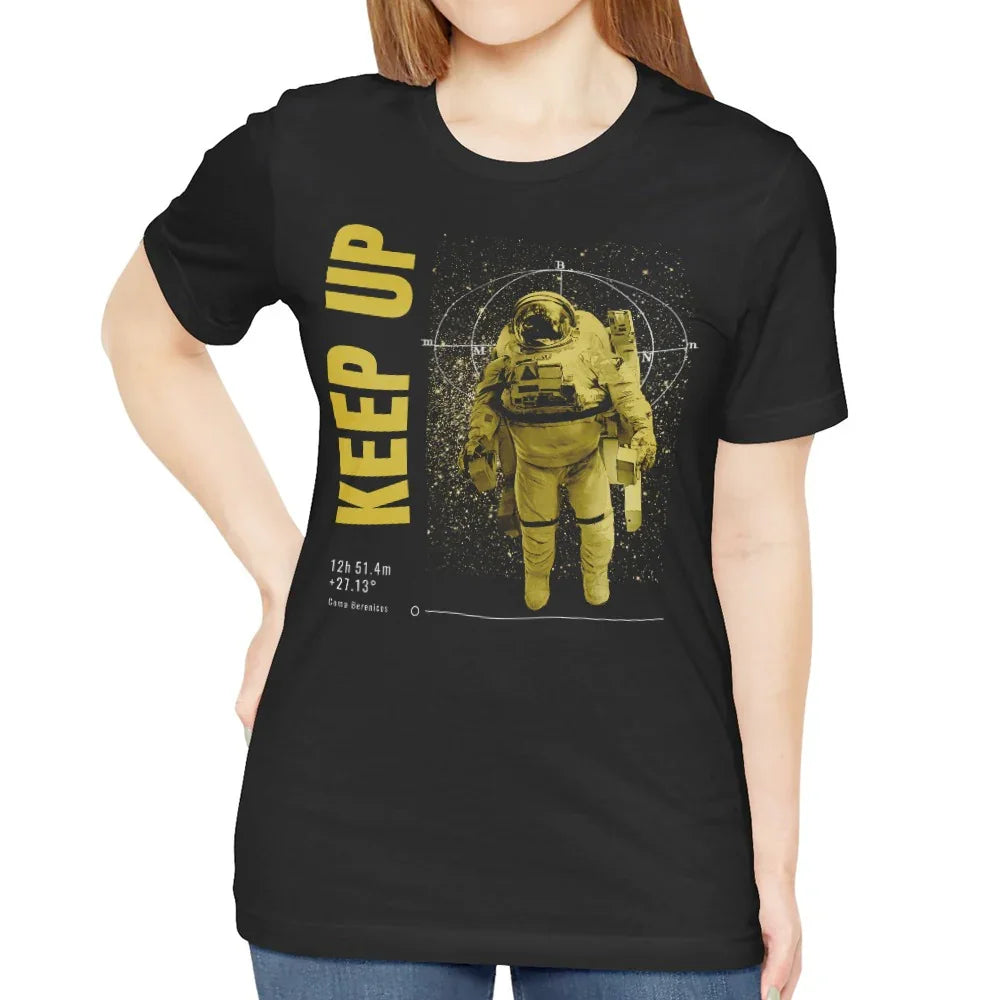 Keep Up Astronaut Space Graphic Tee product