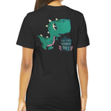 Just Cute What's Up Dino Black T-shirt product