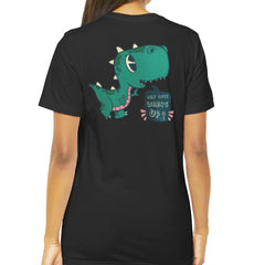 Just Cute What's Up Dino Black T-shirt product