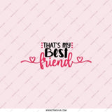 Best Friend Pocket Mirror, Thats My Best Friend Compact Mirror, Gift for Best Friend, Pocket Mirror for Friends, Friendship Mirror - Tawshia