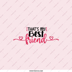 Best Friend Pocket Mirror, Thats My Best Friend Compact Mirror, Gift for Best Friend, Pocket Mirror for Friends, Friendship Mirror - Tawshia