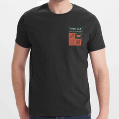 Unique Graphic Design Black T-shirt Casual Wear product