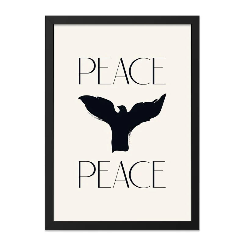 Peace Dove Wall Art, Minimalist Home Decor, Modern Bird Print, Serene Wall Hanging, Calming Art, Gift Idea, Unique Design (136 characters) - Tawshia