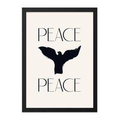 Peace Dove Wall Art, Minimalist Home Decor, Modern Bird Print, Serene Wall Hanging, Calming Art, Gift Idea, Unique Design (136 characters) - Tawshia
