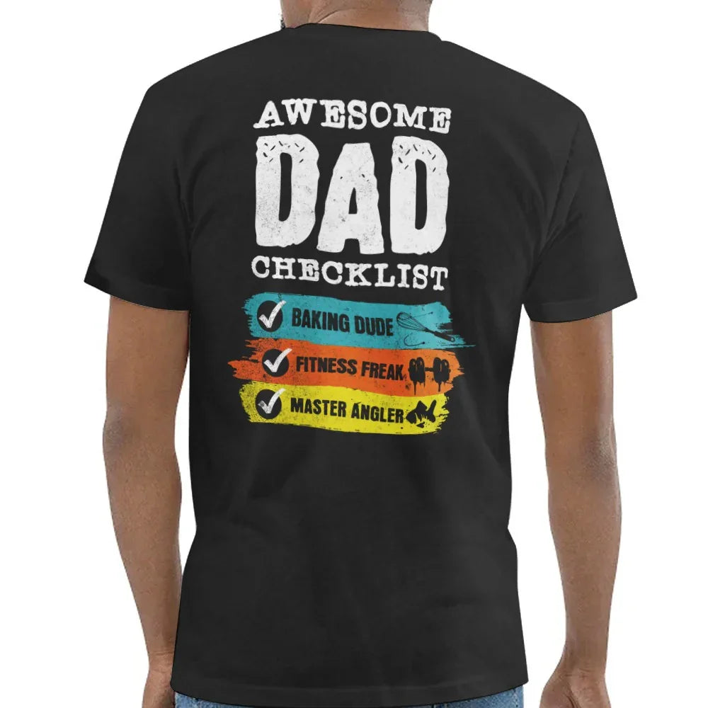 Awesome Dad Checklist Baking Fitness Angler product type