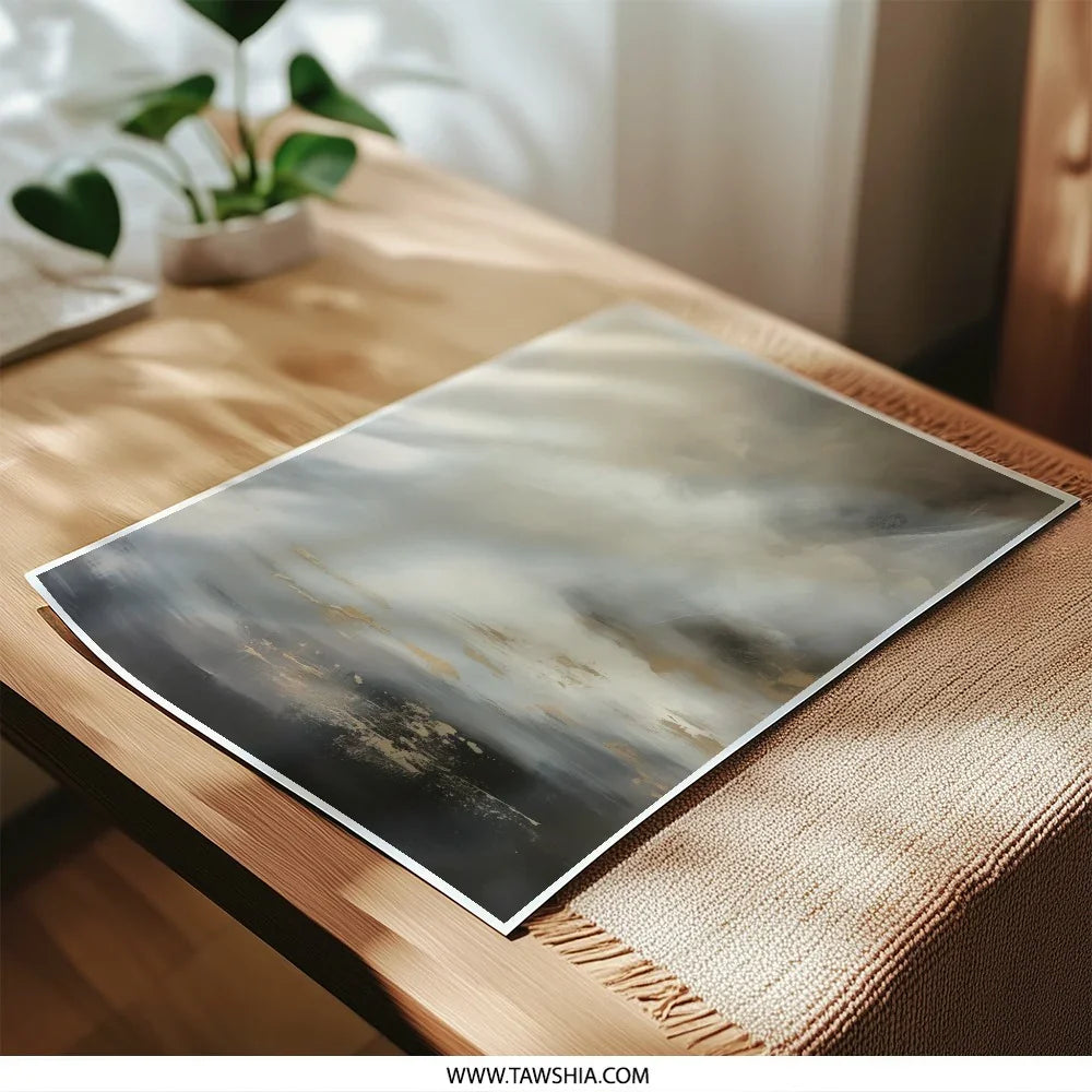 Abstract Landscape Photographic Prints, Neutral Wall Art, Modern Home Decor, Cloudscape Art, Artistic Wall Decor, Interior Design - Tawshia