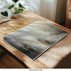 Abstract Landscape Photographic Prints, Neutral Wall Art, Modern Home Decor, Cloudscape Art, Artistic Wall Decor, Interior Design - Tawshia