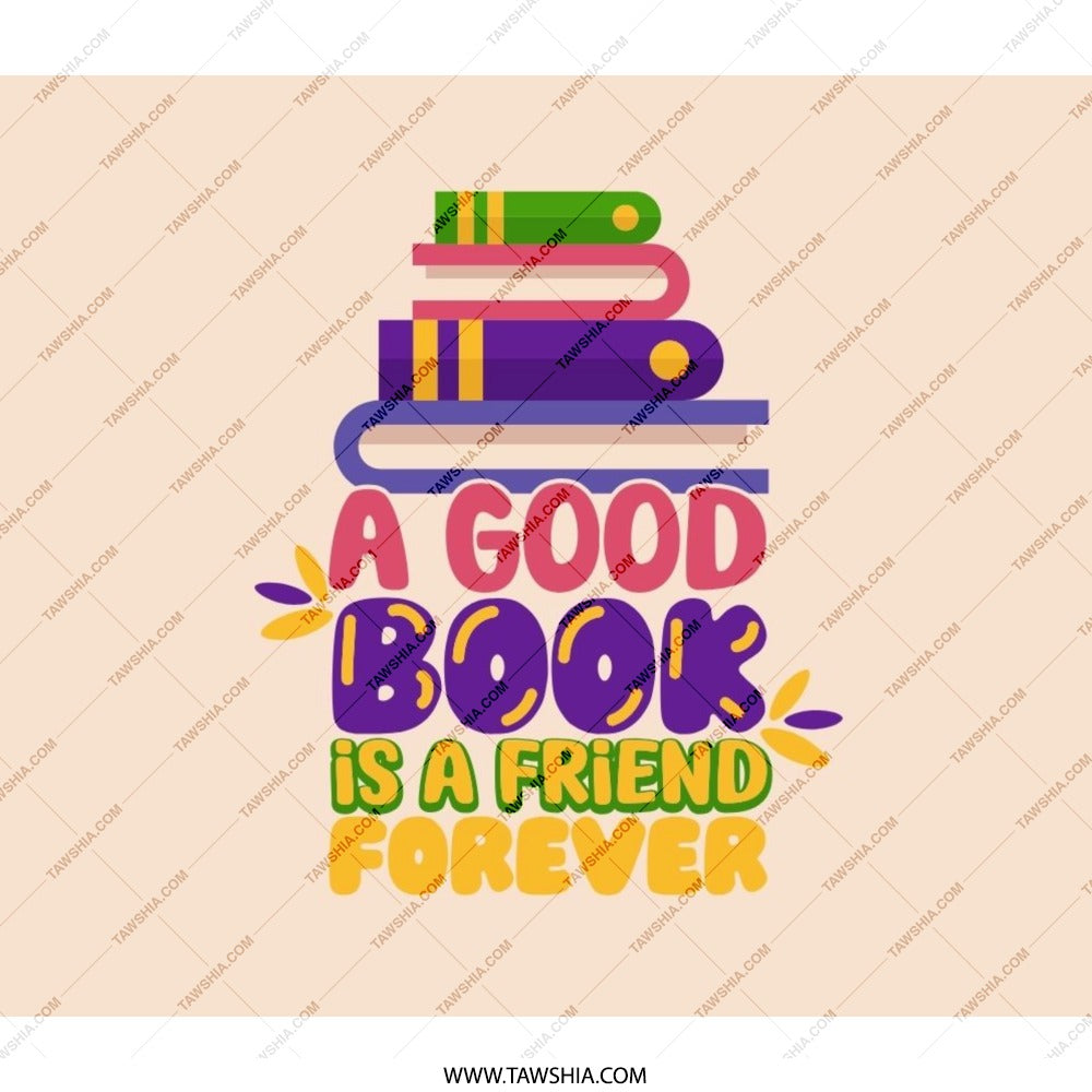Book Lover BackPack, Library Backpack, Gift For Reader, A Good Book Is A Friend Forever BackPack, School Backpack, Bookworm BackPack - Tawshia