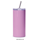 Mom the Heart of the Home Tumbler, Mother's Day Gift, Mom Birthday Gift, Gift for Her, Mom Tumbler with Straw, Pink Tumbler - Tawshia