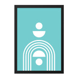 Abstract Wall Art, Minimalist Print, Geometric Art, Modern Wall Decor, Turquoise Art Print, Home Decor, Stylish Art Print, Contemporary Art - Tawshia