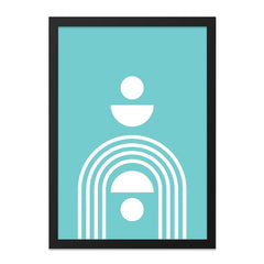 Abstract Wall Art, Minimalist Print, Geometric Art, Modern Wall Decor, Turquoise Art Print, Home Decor, Stylish Art Print, Contemporary Art - Tawshia