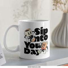 Sip Into Your Day Coffee Mug product type