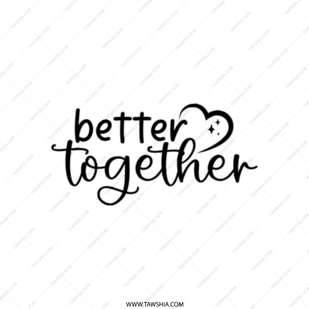 Better Together Pocket Mirror, Couple Gift Idea, Anniversary Gift, Friendship Pocket Mirror, Love Quote Portable Mirror - Tawshia