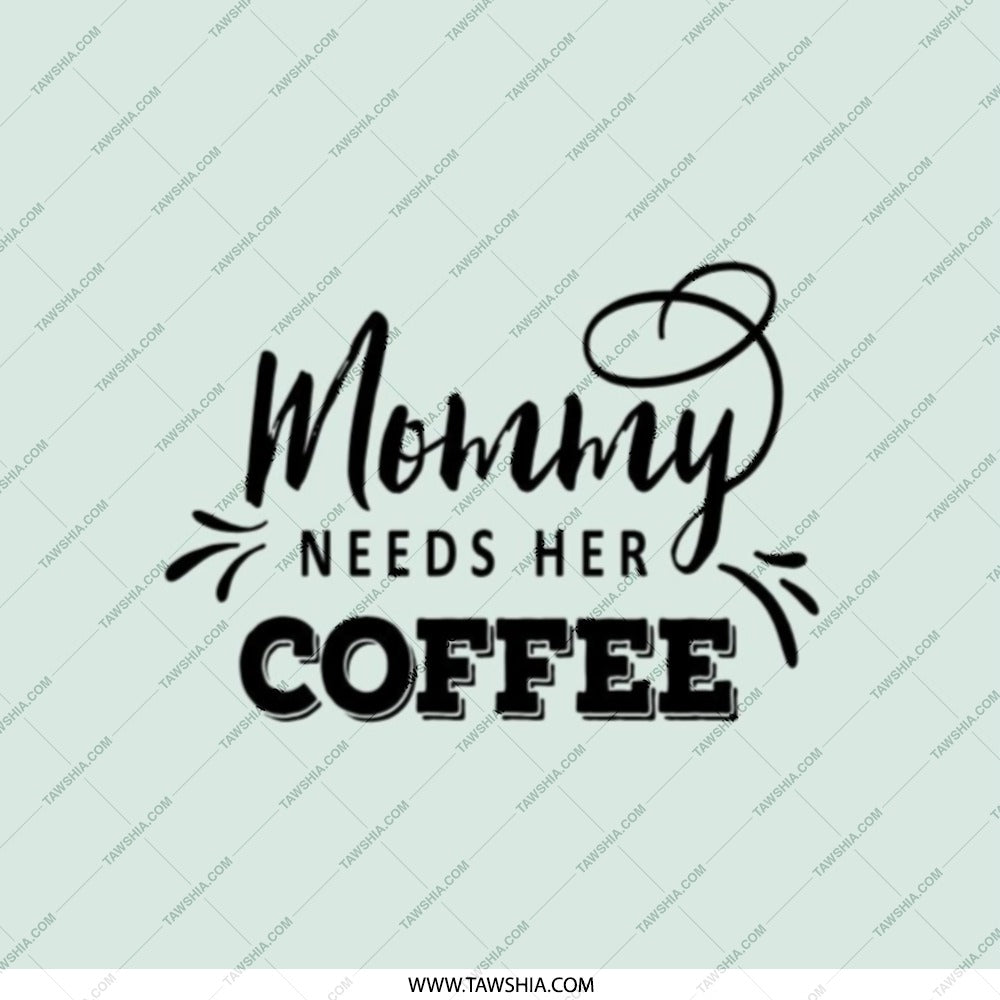 Mommy Needs Coffee Pocket Mirror, Gift For Mom, Cute Mom Mirror, Mother's Day Present, Mom Life, Coffee Lover Gift, Mom Accessories - Tawshia