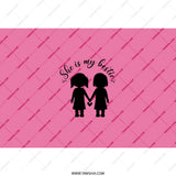 Bestie Tumbler, She is My Bestie Tumbler, Best Friend Gift, Friendship Tumbler, Gift for Friend, Bestie Present, Girlfriends Tumbler - Tawshia