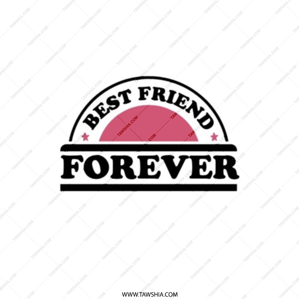 Best Friend Forever Pocket Mirror, Friendship Gift, BFF Present, Compact Mirror, Birthday Gift, Travel Mirror, Makeup Mirror - Tawshia