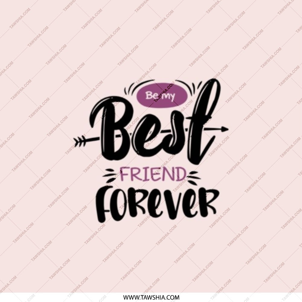 Best Friend Forever Pocket Mirror, Friendship Gift, Travel Mirror, Cosmetic Mirror, Gift For Her, Bestie Gift, Compact Mirror - Tawshia