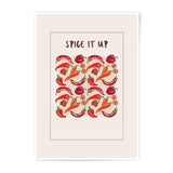 Spice It Up Photographic Print, Chili Pepper Art, Foodie Gift, Kitchen Decor, Culinary Art Print, Home Decor, Wall Art - Tawshia