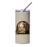 Cozy Book Nook Tumbler, Reading Room Tumbler, Library Lover Gift, Bookish Tumbler, Home Decor Tumbler, Novelty Tumbler, Drinkware - Tawshia