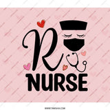 RN Nurse Backpack, Registered Nurse Bag, Healthcare Hero Gift, Nurse Appreciation BackPack, Nursing Student BackPack, Pink Heart Details - Tawshia
