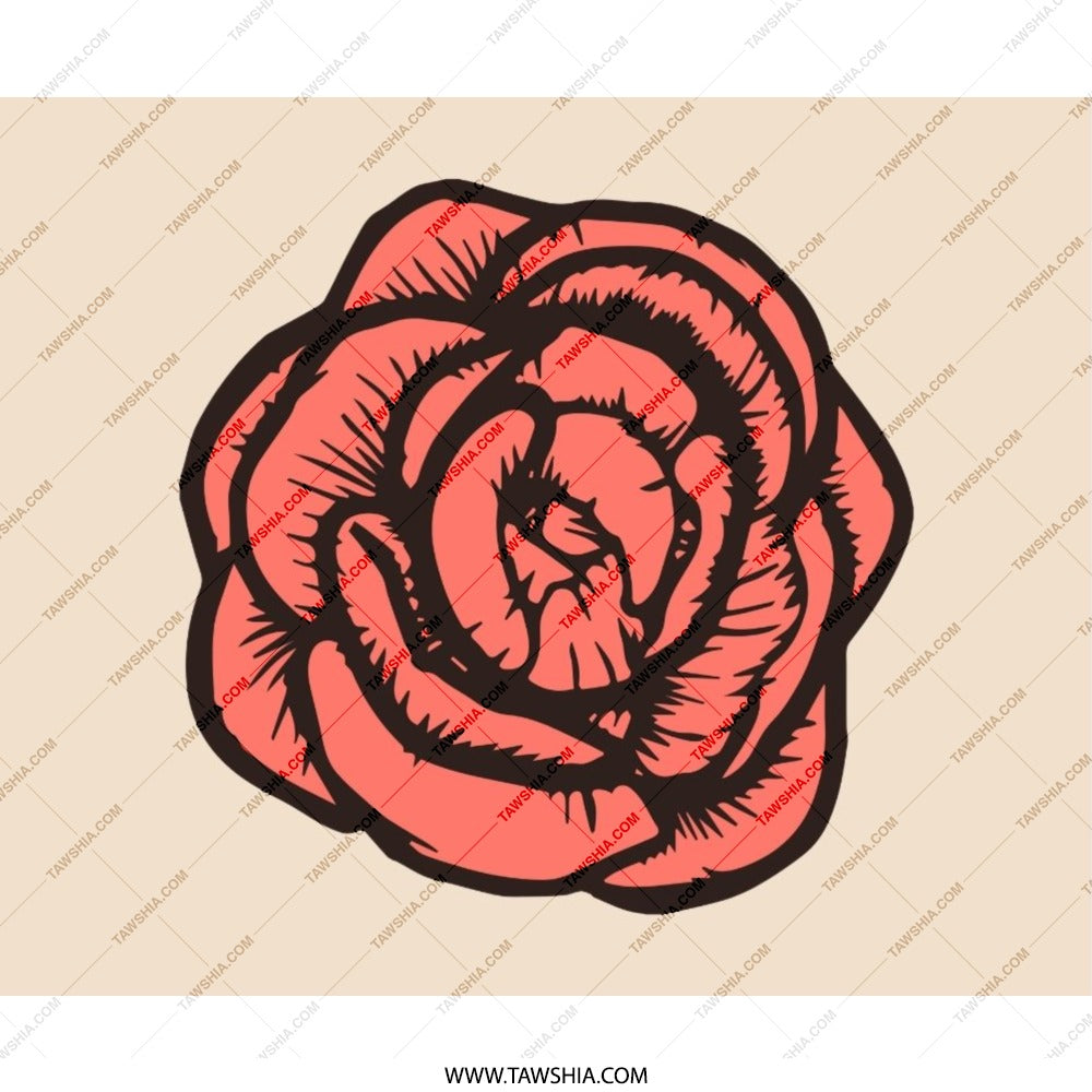 Rose Flower Mouse Pad, Floral Print, Floral Mousepad, Elegant Desk Decor, Computer Accessories, Flower Art Mousepad, Gift for Her - Tawshia