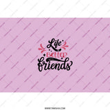 Best Friends Tumbler, Life is Better With Friends Tumbler, Friendship Gift, BFF Tumbler, Best Friend Gifts, Friends Tumbler, Bestie Gift - Tawshia