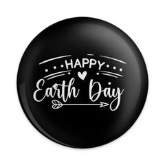 Happy Earth Day Pinback Button, Earth Day Gift, Eco Friendly Badge, Earth Day Celebration, Environmental Awareness Button - Tawshia