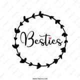 Besties Tote Bag, Best Friends Gift, Gift for Bestie, Best Friend Tote, Cute Tote Bag, Minimalist Tote Bag, Everyday Bag, Shopping Bag - Tawshia