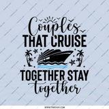 Cruise Couple Mirror, Vacation Gift, Honeymoon Cruise, Cruise Together Stay Together, Bon Voyage Mirror, Cruise Lover Gift - Tawshia