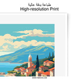 Kefalonia Greece Photographic Print, Seaside Village Art, Coastal Home Decor, Travel Poster Print, Greek Island Wall Art (136 chars) - Tawshia