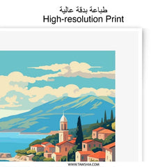 Kefalonia Greece Photographic Print, Seaside Village Art, Coastal Home Decor, Travel Poster Print, Greek Island Wall Art (136 chars) - Tawshia