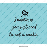 Cookie Quote BackPack, Eat a Cookie BackPack, Foodie BackPack, Funny BackPack, Treat Yourself BackPack, Cute BackPack, Sarcastic - Tawshia