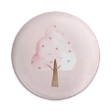 Pink Cherry Blossom Tree Pinback Button, Floral Accessory, Pastel Spring Badge, Cute Aesthetic, Gift for Nature Lover, Tree Illustration - Tawshia