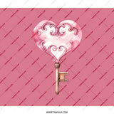 Heart Key Backpack, Valentine Backpack, Pink Heart, Love Backpack, Cute Backpack, Gift for Her, School Backpack, Travel Backpack - Tawshia