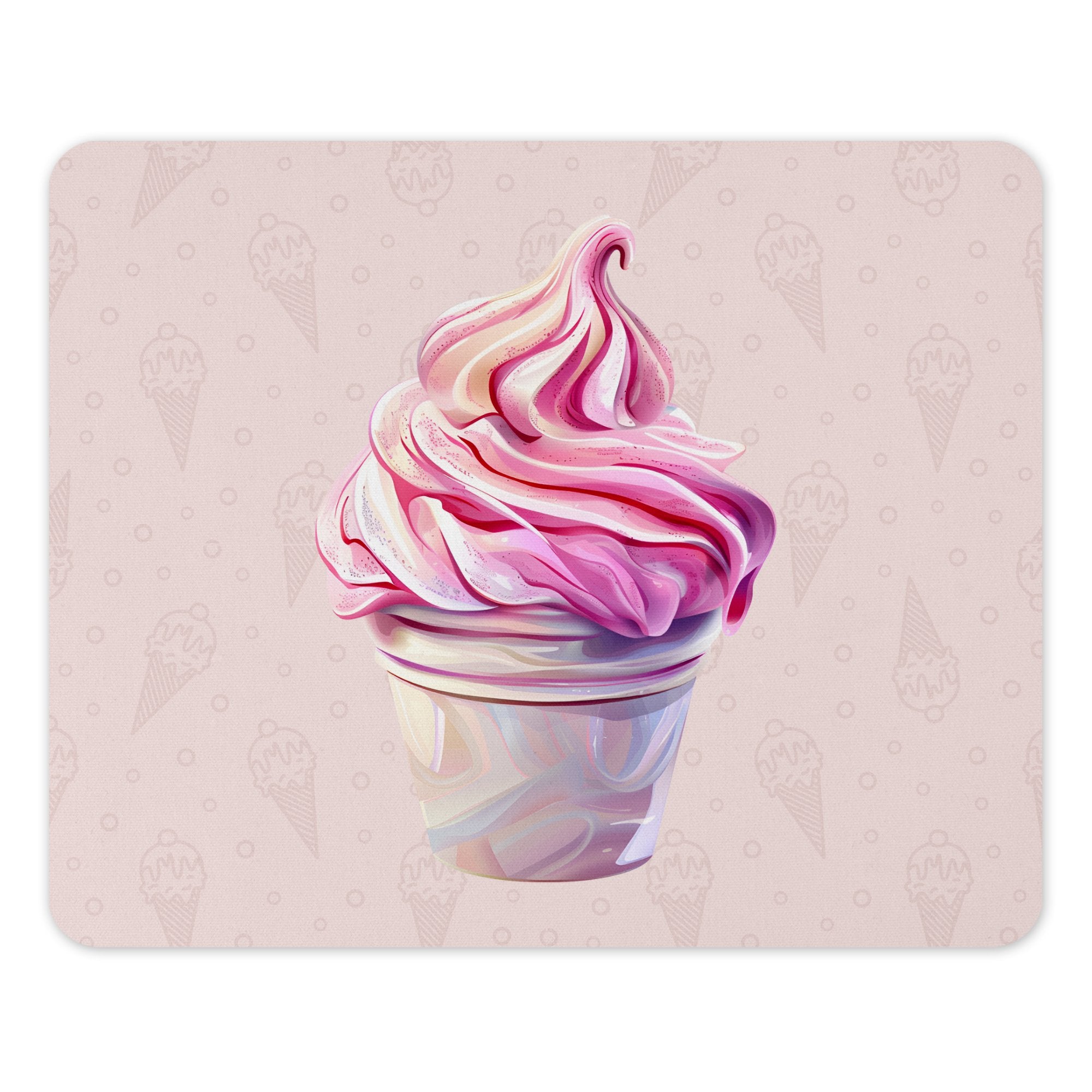 Swirled Pink and White Ice Cream Display Decor product type