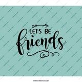 Lets Be Friends Backpack, Cute Backpack, Friendship Backpack, Trendy Backpack, Stylish Backpack, Gift for Friend, School Backpack, Fun - Tawshia