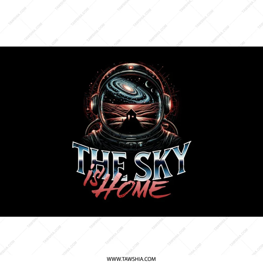 The Sky is Home Astronaut Space Art product