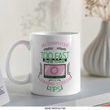 Funny Computer Mug, Too Fast Mug, Loading Screen Mug, Computer Programmer Gift, Tech Gift, Sarcastic Mug, Geek Mug, Novelty Mug - Tawshia