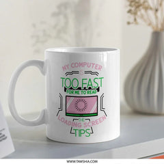 Funny Computer Mug, Too Fast Mug, Loading Screen Mug, Computer Programmer Gift, Tech Gift, Sarcastic Mug, Geek Mug, Novelty Mug - Tawshia