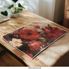 Red Poppy Photographic Print, Floral Wall Art, Flower Fine Art Print, Botanical Decor, Modern Home Decor, Floral Photography Print - Tawshia