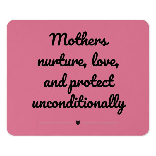 Mothers Love Mouse Pad, Pink Mousepad, Mother's Day Gift, Mothers Nurture, Mothers Day Present, Gift for Mom, Best Mom Mousepad - Tawshia