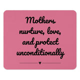 Mothers Love Mouse Pad, Pink Mousepad, Mother's Day Gift, Mothers Nurture, Mothers Day Present, Gift for Mom, Best Mom Mousepad - Tawshia