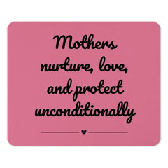 Mothers Love Mouse Pad, Pink Mousepad, Mother's Day Gift, Mothers Nurture, Mothers Day Present, Gift for Mom, Best Mom Mousepad - Tawshia