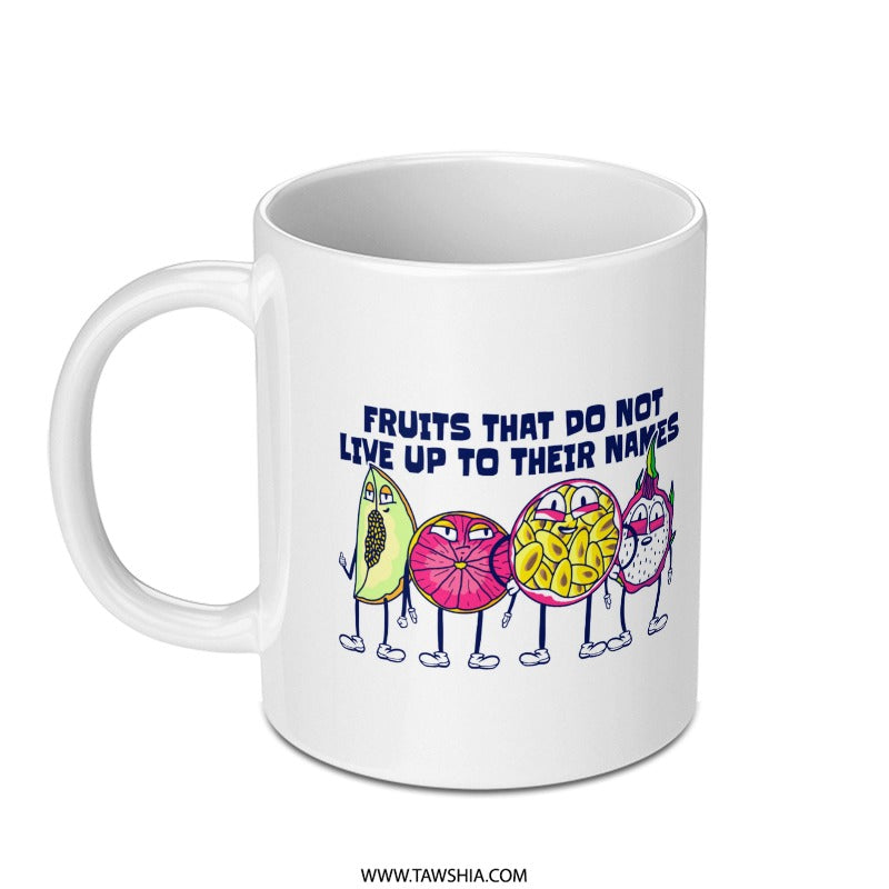 Fruits That Do Not Live Up To Their Names mug product