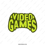 Video Games Pillow, Gaming Decor, Gamer Gift, Cool Pillows, Fun Accent Pillow, Home Decor Pillows - Tawshia