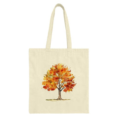 Autumn Tree Tote Bag, Fall Foliage Tote Bag, Nature Inspired Bag, Eco Friendly Tote Bag, Watercolor Tree Art Tote, Book Bag, Gift for Nature - Tawshia