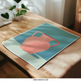 Pink Vase Photographic Print, Minimalist Art Print, Pottery Still Life, Modern Wall Art, Home Decor, Unique Gift Idea - Tawshia
